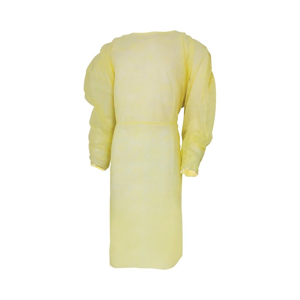 Procedure Gown McKesson One Size Fits Most Yellow NonSterile #GOWN01D50CP 12-Pac